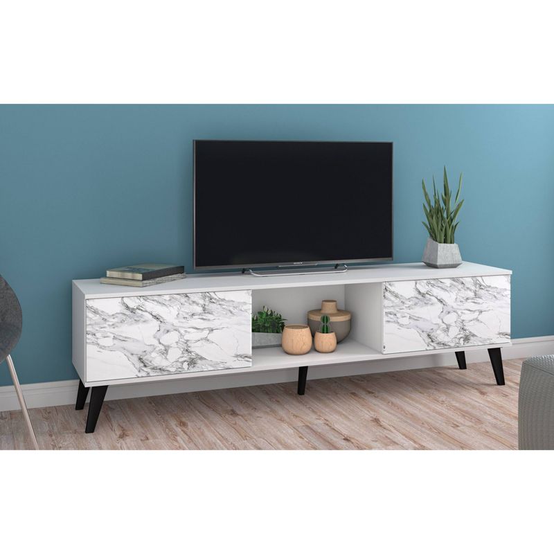 Doyers TV Stand for TVs up to 75" - Manhattan Comfort, 3 of 14