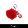 Unique Bargains Christmas Keychain with Double Ring and Lobster Clasp Metal Plush 1 Pc - 2 of 4