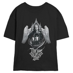 Juniors Wednesday Thrive or Die T Shirt - 1 of 2