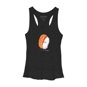 Women's Design By Humans Sushi Hug By andremullerdko Racerback Tank Top - 1 of 3
