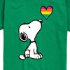 Boys' - Peanuts - Snoopy Rainbow Heart Short Sleeve Graphic T-Shirt - 2 of 4