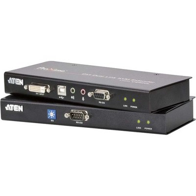 ATEN CE600 KVM Console/Extender-TAA Compliant - 1 Computer(s) - 196.85 ft Range - WUXGA - 1920 x 1200 Maximum Video Resolution - 2 x Network (RJ-45)