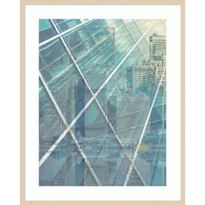 Amanti Art Cityworks III by Steve Hunziker Wood Framed Wall Art Print - 1 of 4