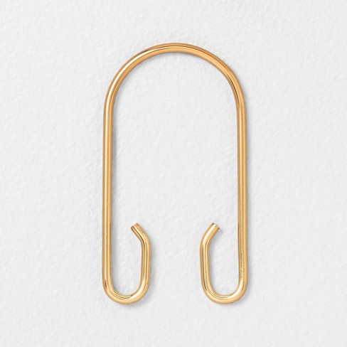 Gold shower deals curtain hooks