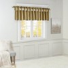 TopComfy Curtain Panels Faux Silk Valance Soft Decoration Beaded Faux Silk Valance Elegant Curtain Topper Luxury for Home, Gold, 1.7"*10.04"*7.09" - 3 of 4