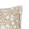 14" x 22" Tan Floral Handwoven Indoor/Outdoor Polyester Accent Throw Pillow - 3 of 4
