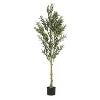 NicBex Artificial Ficus Plant Indoor, Fake Tree with Pot, Faux Plants Tall Fake Floor Plant, Artificial Trees for Home Office Living Room Decor - 4 of 4
