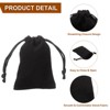 Unique Bargains Velvet Reusable Soft Jewelry Headphone Candy Drawstring Gift Bags 20 Pcs - 4 of 4