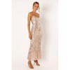 Petal and Pup Womens Marilyn Midi Dress - Gold M - 4 of 4