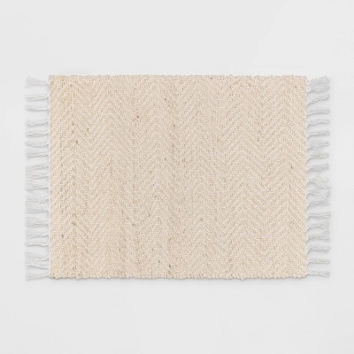 Verzwakken Scepticisme diepgaand 2'x3' Handloom Woven Accent Rug Natural/ivory - Threshold™ : Target