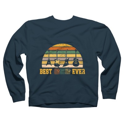 Adult Design By Humans Best Guitar Dad Ever Music Guitar Chord By BaoMinh Sweatshirt