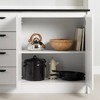 South Shore Amaro Kitchen with Island Faux Black Stone White: Laminate Surface, Particle Board Frame, Storage Cart - 3 of 4