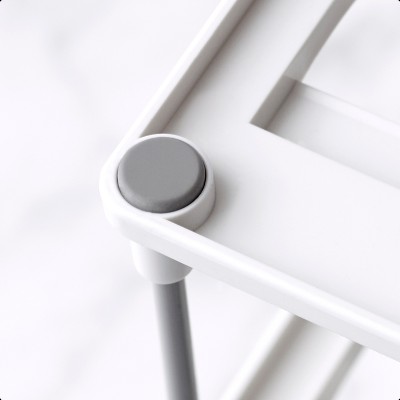 Clear Adjustable 3-Shelf Water Bottle Organizer