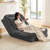 Mjkone Foldable Lazy Sofa, 3-in-1 Fold Small Tatami Sofa Bed,Lounge Chair Sofa by day,Pet Friendly Couch - 2 of 4
