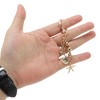 Unique Bargains Handbag Charm 4.65" Gold Tone 1 Pc - 4 of 4
