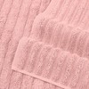 BAGOKIE 100% Turkish Cotton Corduroy Ribbed Bath Towels 6-Piece Set - 2 of 4