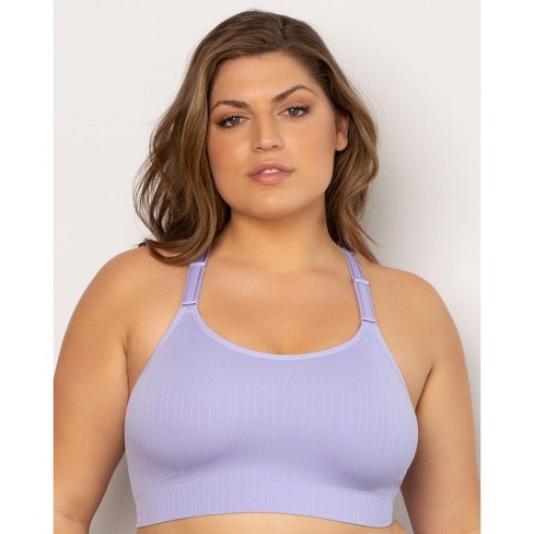 Curvy Couture Women's Smooth Seamless Comfort Longline Wireless Bra ...