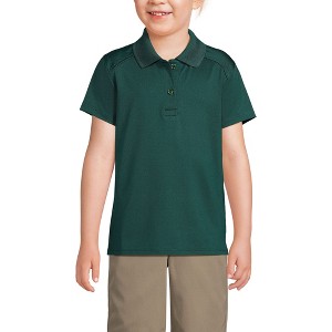 Lands' End School Uniform Kids Short Sleeve Feminine Fit Rapid Dry Polo Shirt - 1 of 4
