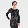 Kids' 2pc Halloween Snuggly Soft Long Sleeve Tight Fit Pajama Set - Cat & Jack™ - 3 of 4