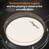 Garvee Electric Drum Set With 4 Quiet Mesh Drum Pads,150 Sounds,2 Switch Pedal,Drum Throne,Drumsticks,Headphones,Electric Drum Set for Beginner - 4 of 4