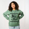 Simply Sage Market Women's Graphic Sweatshirt A Bit Of  A Mess - 3 of 4