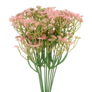 Unique Bargains Artificial Baby's Breath Plastic Real Touch Handmade Simulation 11.4" - 1 of 4