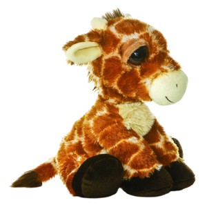 Aurora Medium Gallop Giraffe Dreamy Eyes Enchanting Stuffed Animal Brown 10" - 1 of 4