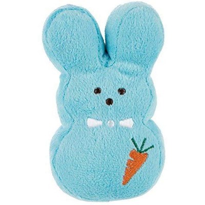 Peeps Plush Bunny Toy for Dogs, Blue Nerd