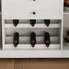 NicBex Modern Wooden Kitchen Sideboard Cabinet with Storage Drawers & Adjustable Shelves, Coffee Bar Buffet Cabinet for Dining Room - 4 of 4