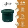 Silipint: 3 Pack Silicone Lidded Bowls, 10/20/30oz, Speckled Green - 2 of 4