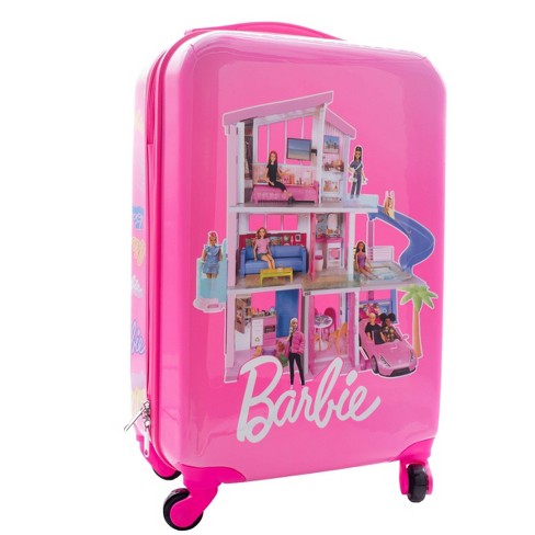 Barbie Kids Hardside Carry On Suitcase Pink