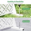Wooakway 72"H 47"W Outdoor Metal Garden Trellis Privacy Screen Lattice Panel Indoor Room Divider - 4 of 4