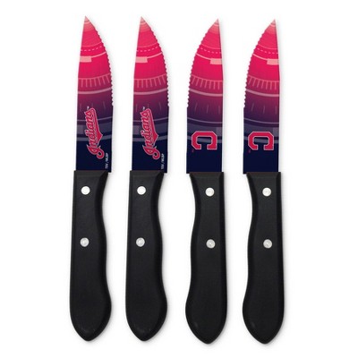 MLB Cleveland Indians Steak Knife Set