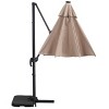 10ft Patio Umbrella with Tilt Crank Lift Waterproof Sun Shade for Deck, Pool, Garden - 2 of 4