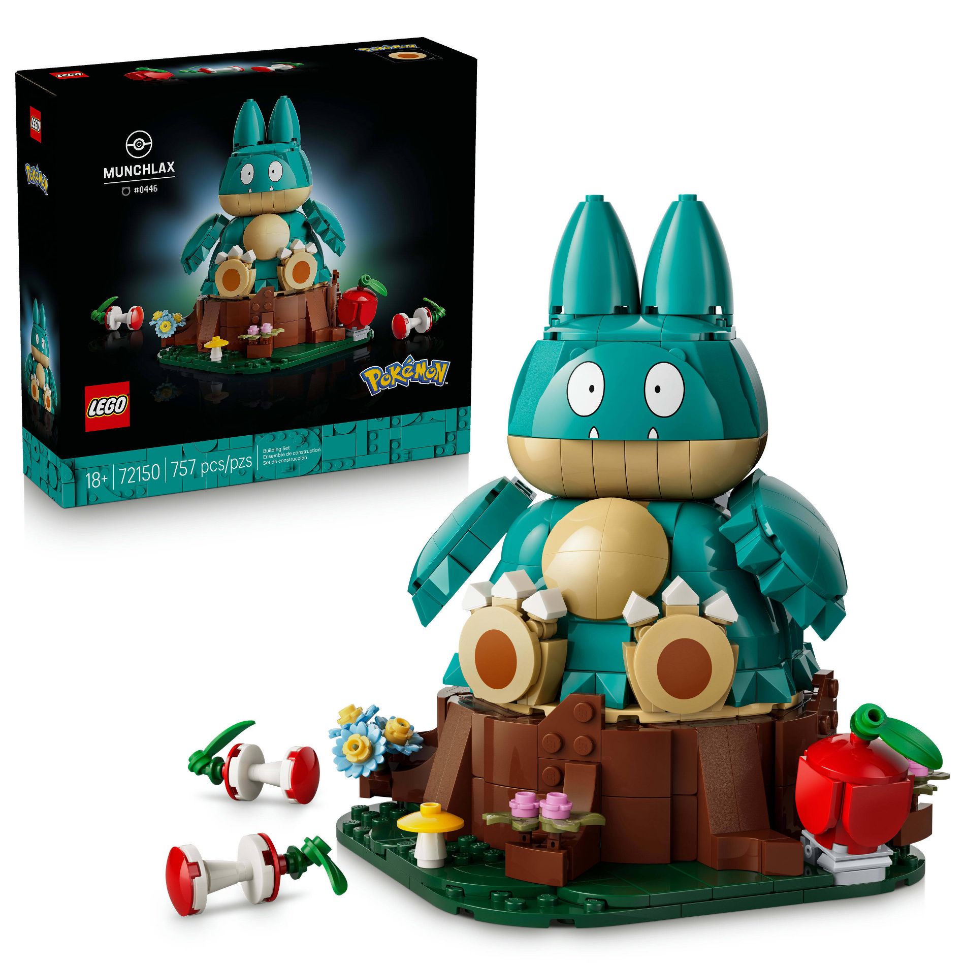 LEGO Pokémon Munchlax Adult Building Set 72150