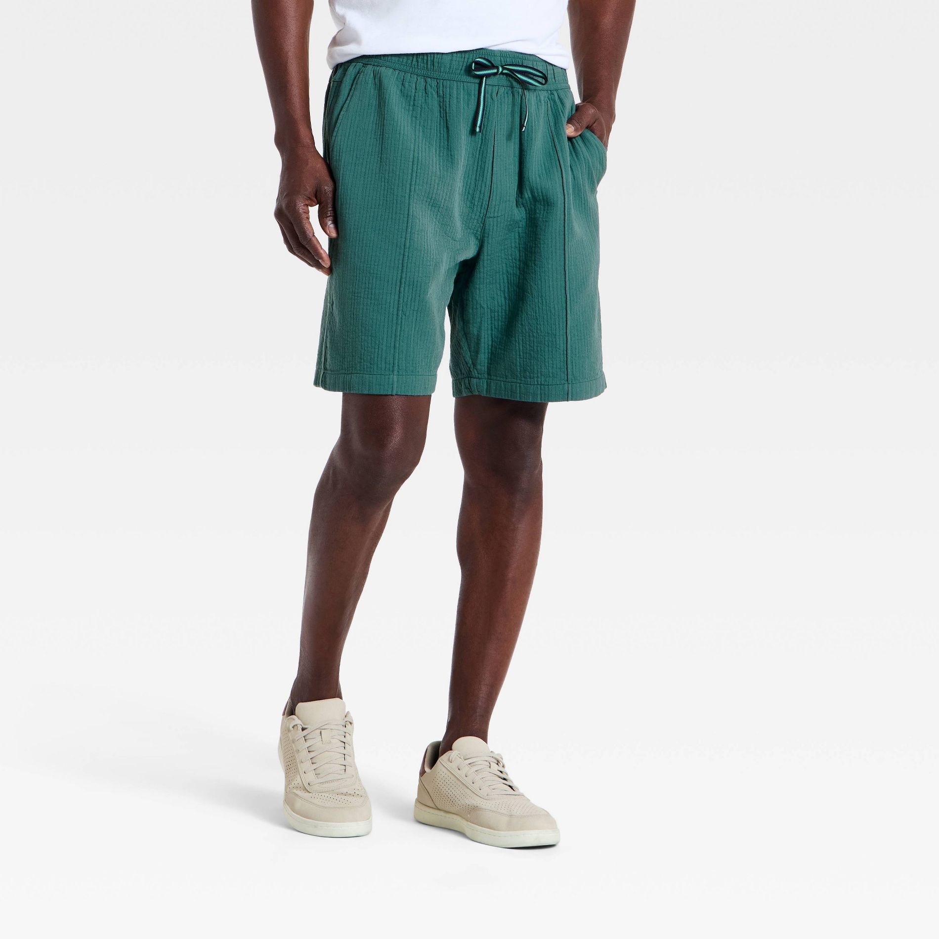 Houston White Men's Tailored Pull-On Shorts - Teal