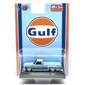 M2 Machines 1978 Chevrolet Silverado C30 Custom GULF Hobby Exclusive 1:64 Scale - 1 of 3