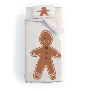 Orara Studio Gingerbread Man I Duvet Cover + Pillow Sham(s) - Deny Designs - 1 of 4