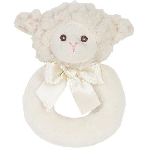 Bearington Baby Lamby, 5.5 Inch Cream Lamb Plush Stuffed Animal