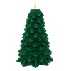 Kurt Adler 9-Inch Battery Operated Green Christmas Tree Candle with LED Flicker Flame - 3 of 4
