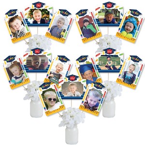 Big Dot of Happiness Elementary Grad - Kids Graduation Party Picture Centerpiece Sticks - Photo Table Toppers - 15 Pieces - 1 of 4
