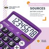 CATIGA 8-Digit Desktop Calculator, Solar Power, Large LCD, Big Buttons, 4-Function for Home, Office, School, Business, CD-8185 - 3 of 4
