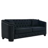 3+3 Velvet Chesterfield Sofa Set with Nailhead Trim - 4 of 4
