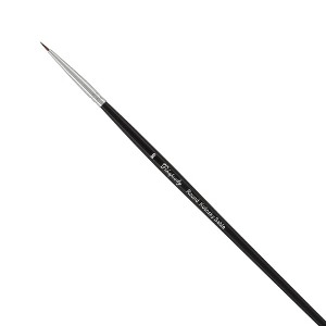 Creative Mark Rhapsody Kolinsky Sable Brushes for Professional Watercolorists - Round  Excellent Spring, Full Belly, Split-Proof Points, Chrome - 1 of 4