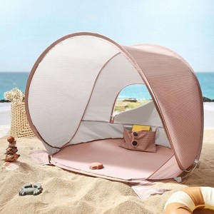 Tiny Land® Sunny Day Beach Tent - Blush Pink - 1 of 4