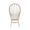 Carolina Living Garner Windsor Chair Natural Driftwood: Rubberwood Frame, Armless Design, 30 Day Warranty - 3 of 4