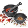 Zassenhaus Mortar & Pestle 3 Piece Set, black cast iron - 2 of 4