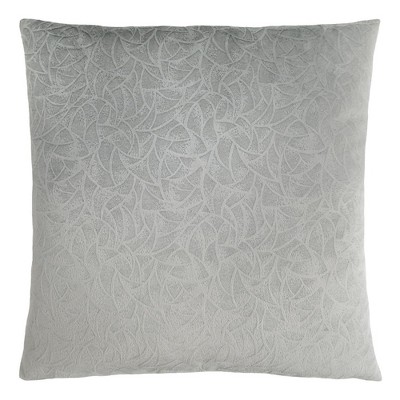 TopComfy Support Pillow Decorative Throw Pillow with Floral Pattern for Sofa or Bed Use, Light Gray, 17"*17"*2"