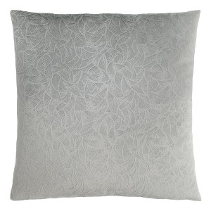 TopComfy Support Pillow Decorative Throw Pillow with Floral Pattern for Sofa or Bed Use, Light Gray, 17"*17"*2" - 1 of 4