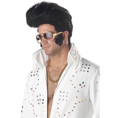 Rock N Roll Costume Wig Black